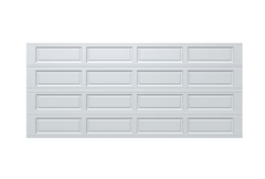 Wayne Dalton Classic Steel Model 9100 16-ft x 7-ft Insulated White Double Garage Door