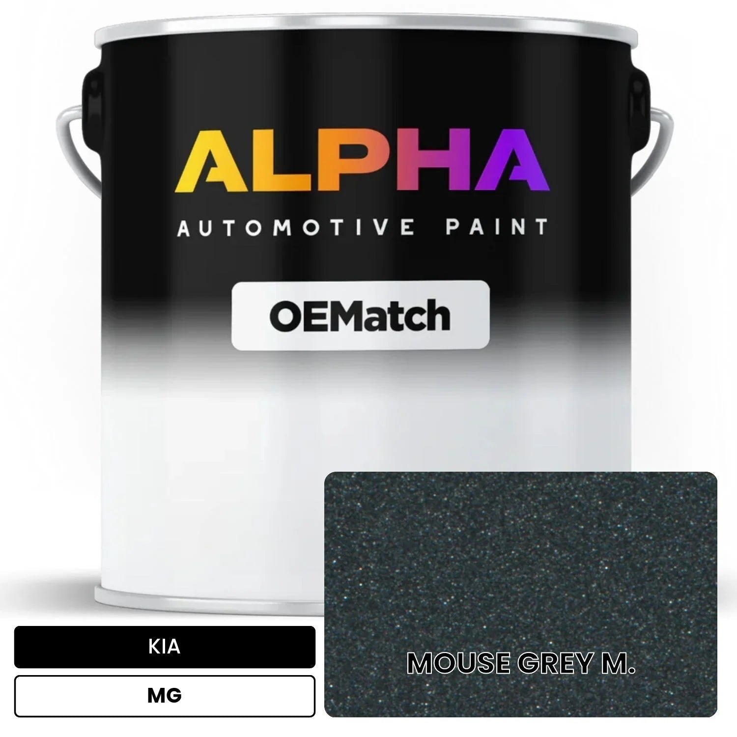 KIA MOUSE GREY M. MG OEMatch Basecoat