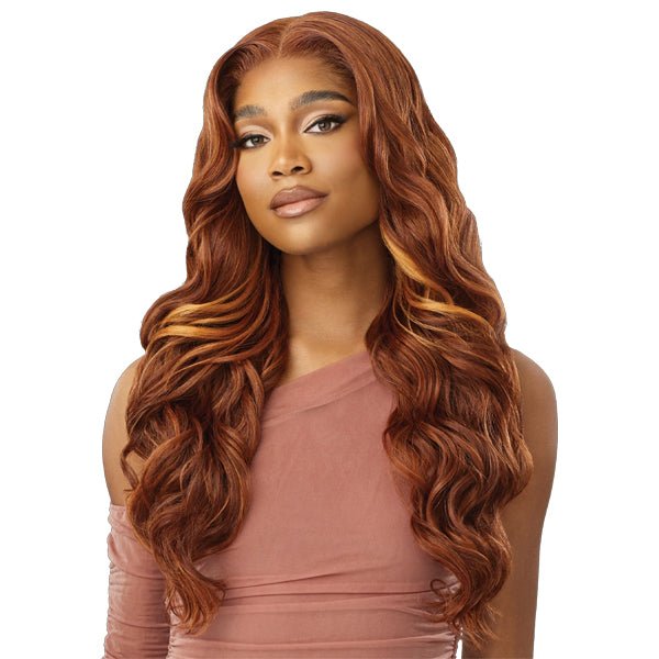 Outre Human Hair Blend 5x5 Lace Closure Wig - HHB GLAM CURLS 24" - SoGoodBB.com