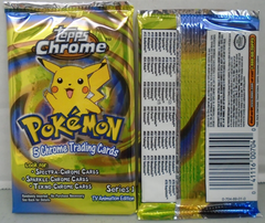 TOPPS POKEMON SERIES ONE CHROMIUM TRADING CARD PACK BOOSTER NEW SEALED U.S.