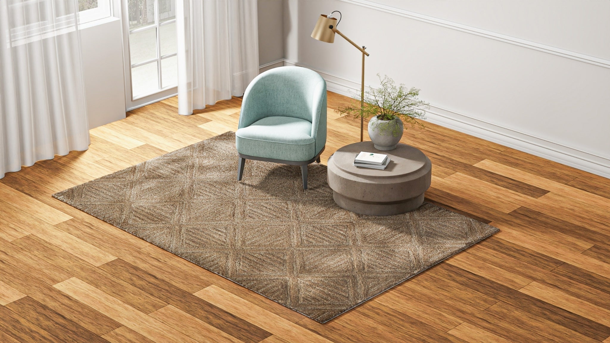 Bashian Verona R130-LC172 Area Rug Room Scene